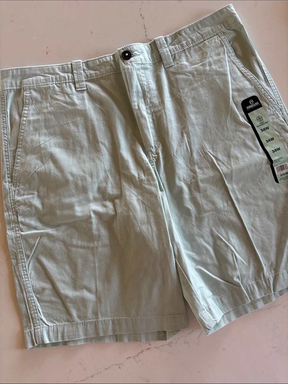 Magellan Outdoors Men Summerville Surf Spray Casual Shorts